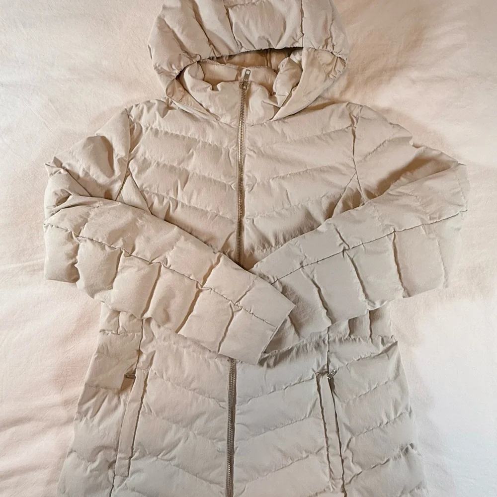 32 Degrees Women's Beige Puffer Jacket